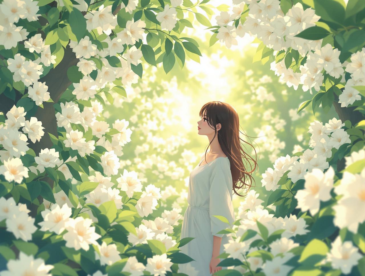 栀子花开时 - AI漫剧治愈动漫短剧 栀子花开时